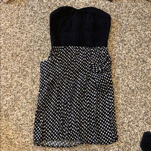 Black and white dress